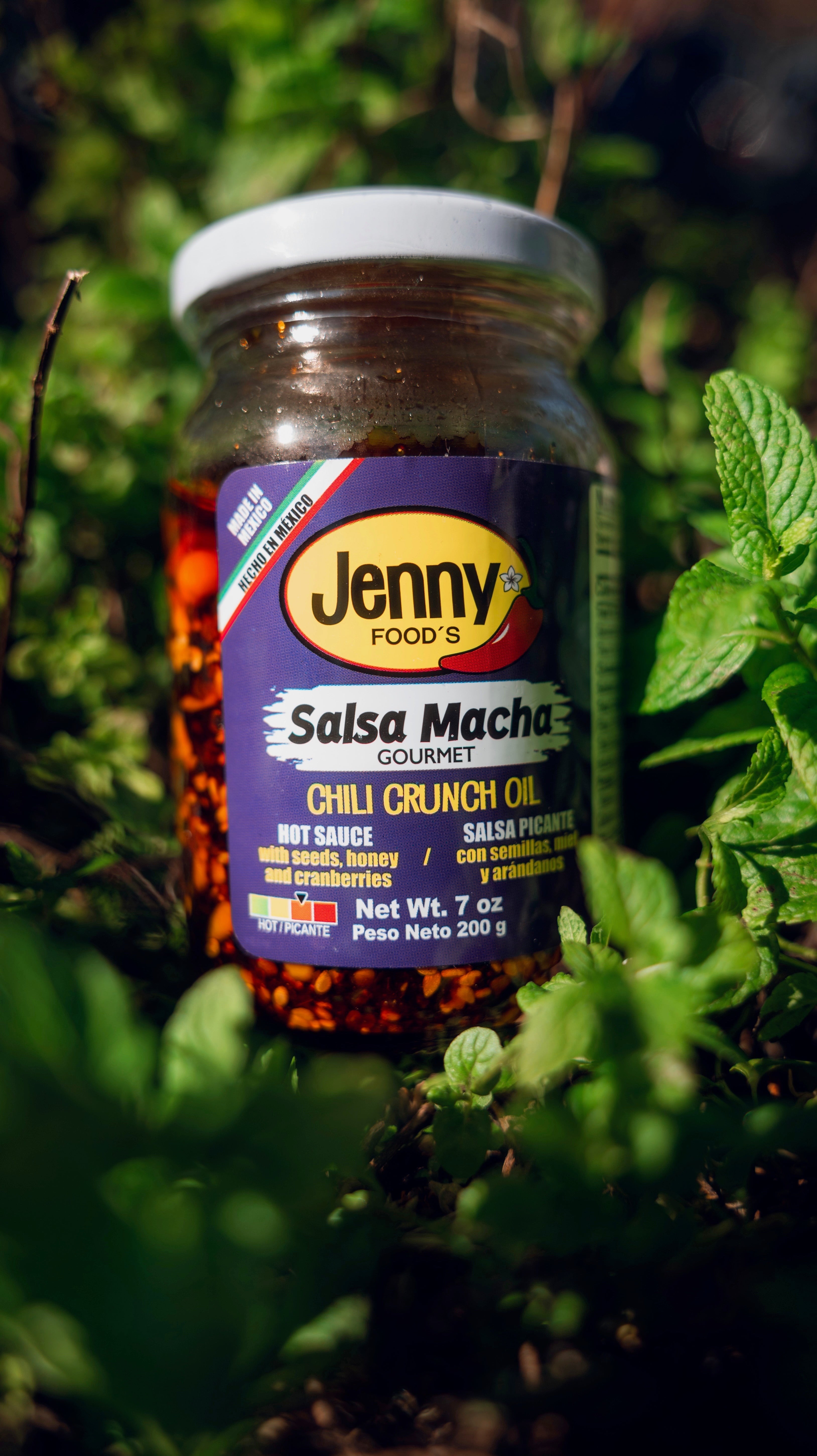Salsa Macha Hot with Cranberries
